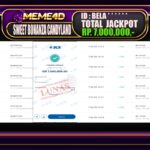 Bukti Jp MEME4D Slot Online 17 DESEMBER 2024