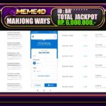 Bukti Jp MEME4D Slot Online 16 JANUARI 2025