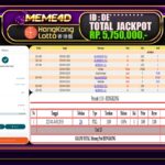 Bukti Jp MEME4D Togel Online 15 JANUARI 2025