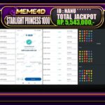 Bukti Jp MEME4D Slot Online 31 JANUARI 2025
