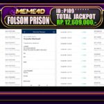 Bukti Jp MEME4D Slot Online 31 JANUARI 2025