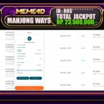 Bukti Jp MEME4D Slot Online 15 JANUARI 2025