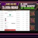 Bukti Jp MEME4D Slot Online 04 Februari 2025