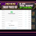 Bukti Jp MEME4D Slot Online 27 Februari 2025