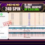 Bukti Jp MEME4D Casino Online 25 Februari 2025