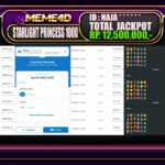 Bukti Jp MEME4D Slot Online 08 Februari 2025
