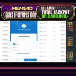Bukti Jp MEME4D Slot Online 22 Maret 2025