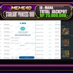 Bukti Jp MEME4D Slot Online 31 Maret 2025
