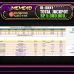 Bukti Jp MEME4D Togel Online 22 Maret 2025