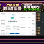 Bukti Jp MEME4D Slot Online 30 April 2025