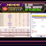 Bukti Jp MEME4D Togel Online 04 Mei 2025