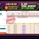 Bukti Jp MEME4D Togel Online 27 Mei 2025