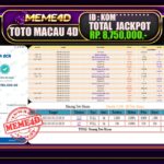 Bukti Jp MEME4D Togel Online 31 Mei 2025