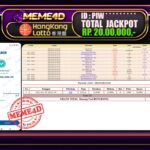 Bukti Jp MEME4D Togel Online 31 Mei 2025