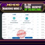 Bukti Jp MEME4D Slot Online 28 Mei 2025