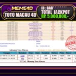 Bukti Jp MEME4D Togel Online 03 Juni 2025