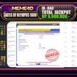 Bukti Jp MEME4D Slot Online 02 Juni 2025