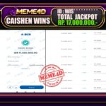 Bukti Jp MEME4D Slot Online 24 Juni 2025