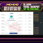 Bukti Jp MEME4D Slot Online 28 Agustus 2025