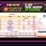 Bukti Jp MEME4D Togel Online 29 Agustus 2025