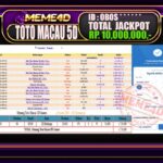 Bukti Jp MEME4D Togel Online 31 Agustus 2025