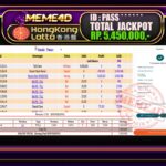 Bukti Jp MEME4D Togel Online 31 Agustus 2025