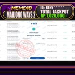 Bukti Jp MEME4D Slot Online 30 Agustus 2025