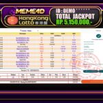 Bukti Jp MEME4D Togel Online 01 September 2025