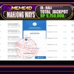 Bukti Jp MEME4D Slot Online 09 September 2025