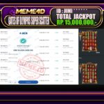 Bukti Jp MEME4D Slot Online 07 September 2025