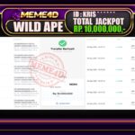 Bukti Jp MEME4D Slot Online 09 September 2025