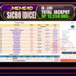 Bukti Jp MEME4D Casino Online 16 September 2025