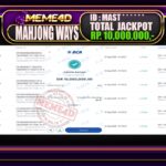 Bukti Jp MEME4D Slot Online 03 September 2025