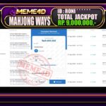 Bukti Jp MEME4D Slot Online 27 September 2025