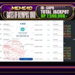 Bukti Jp MEME4D Slot Online 27 September 2025