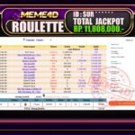 Bukti Jp MEME4D Casino Online 08 September 2025