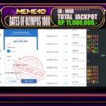 Bukti Jp MEME4D Slot Online 26 September 2025