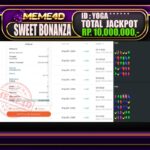 Bukti Jp MEME4D Slot Online 09 September 2025