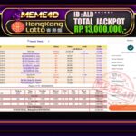 Bukti Jp MEME4D Togel Online 11 Oktober 2025