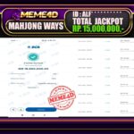 Bukti Jp MEME4D Slot Online 30 Oktober 2025