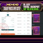 Bukti Jp MEME4D Slot Online 20 Oktober 2025