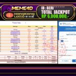 Bukti Jp MEME4D Togel Online 19 Oktober 2025