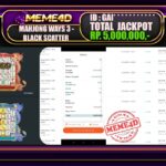 Bukti Jp MEME4D Slot Online 23 Oktober 2025