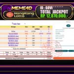 Bukti Jp MEME4D Togel Online 12 Oktober 2025