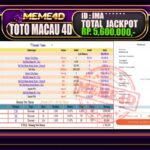 Bukti Jp MEME4D Togel Online 15 Oktober 2025