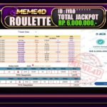 Bukti Jp MEME4D Casino Online 20 Oktober2025