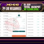 Bukti Jp MEME4D Casino Online 19 Oktober2025