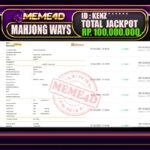 Bukti Jp MEME4D Slot Online 19  Oktober 2025