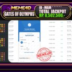 Bukti Jp MEME4D Slot Online 31 Oktober 2025