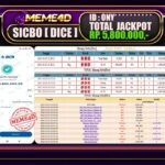 Bukti Jp MEME4D Casino Online 24 Oktober 2025